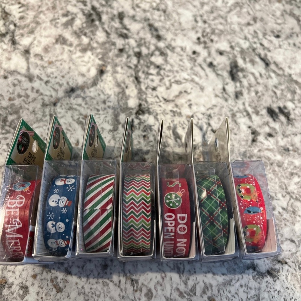 Christmas Washi Tape 7 Rolls